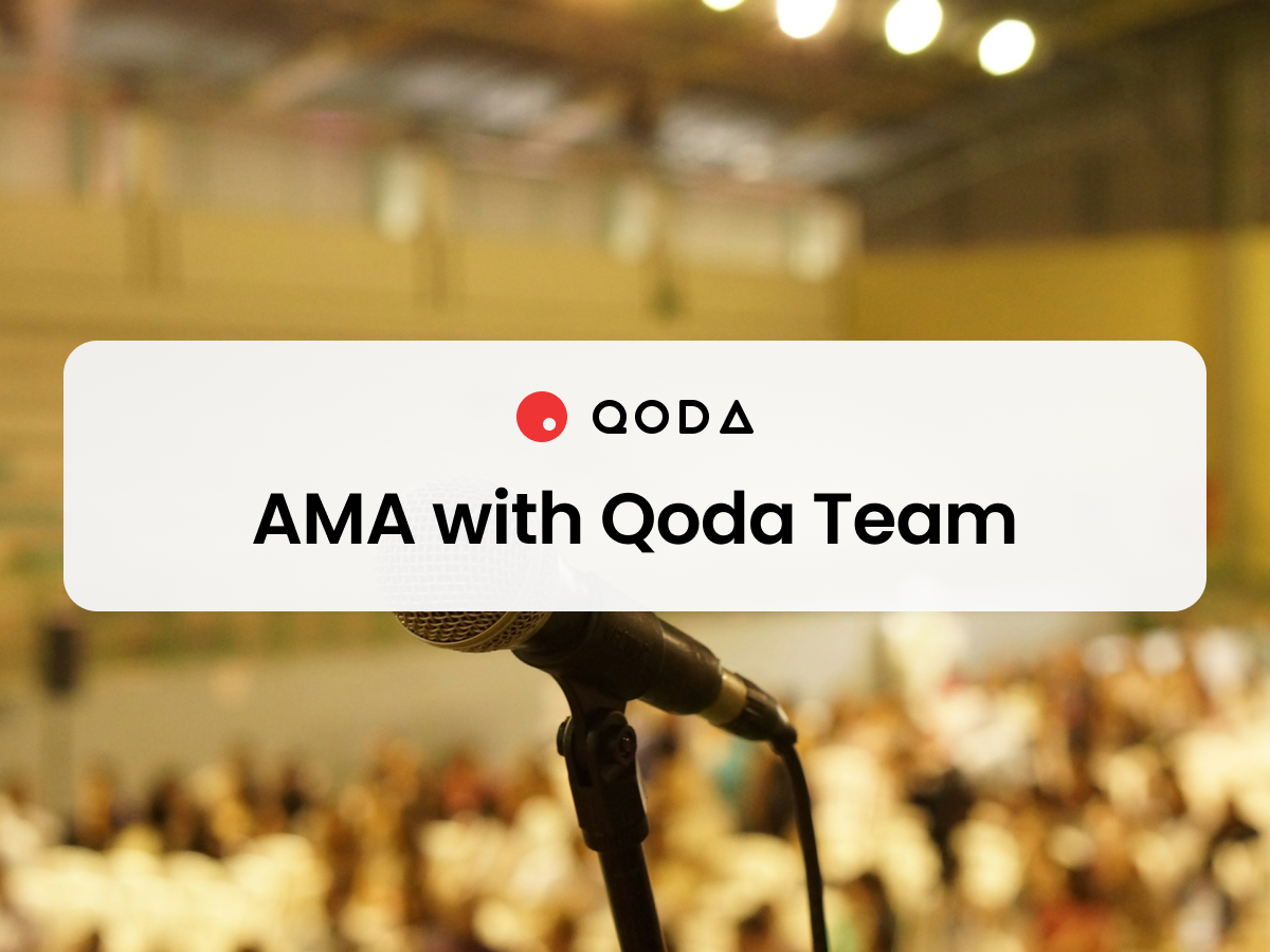 Text AMA with the Qoda Team